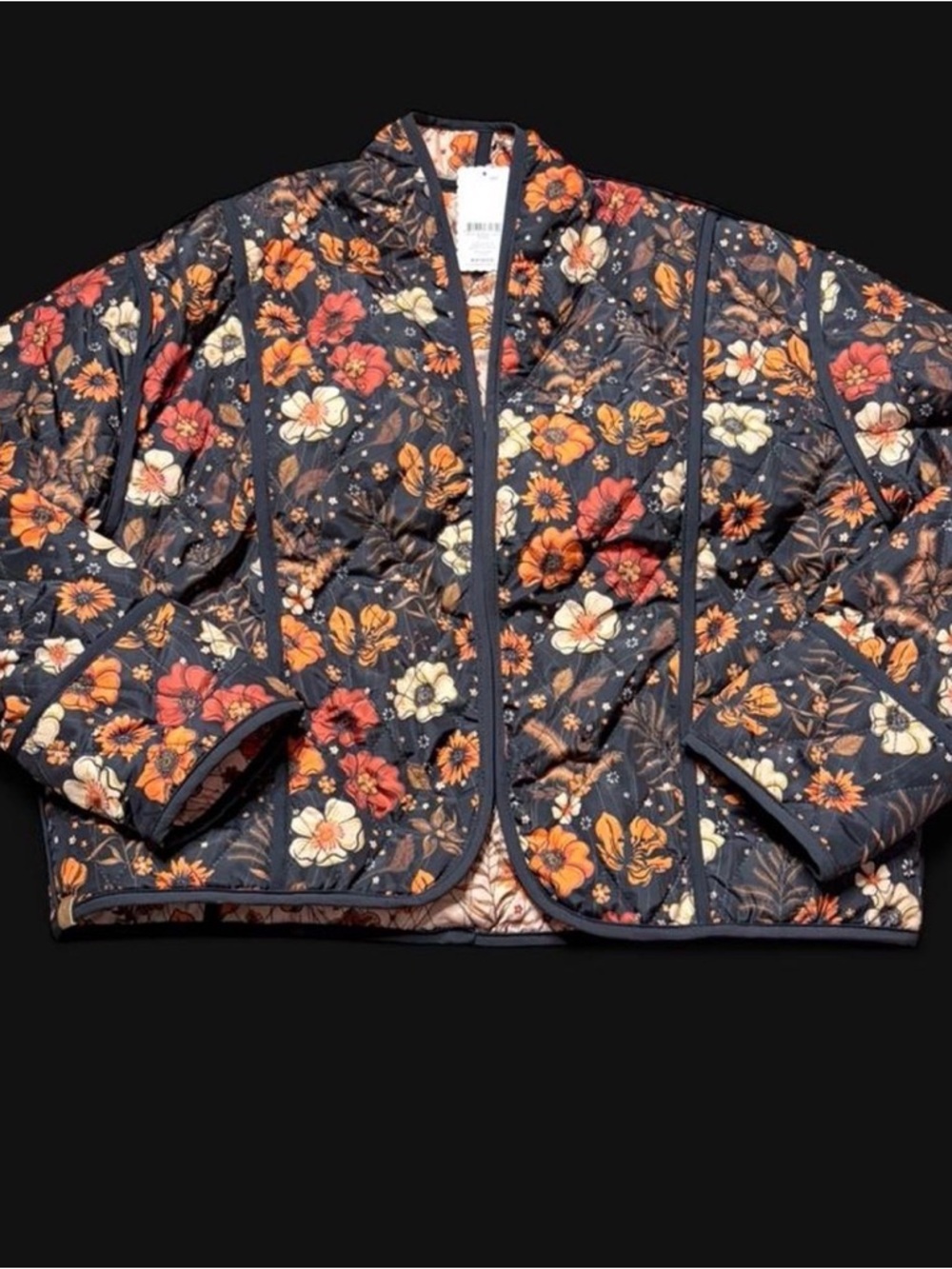 Simply Southern Quilted Floral Jacket